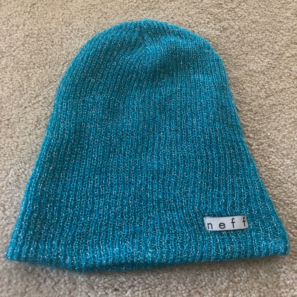 Neff Brand Teal Sparkle Beanie/Tobaggan